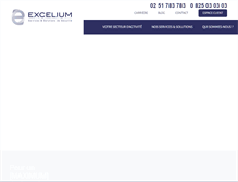 Tablet Screenshot of excelium.fr